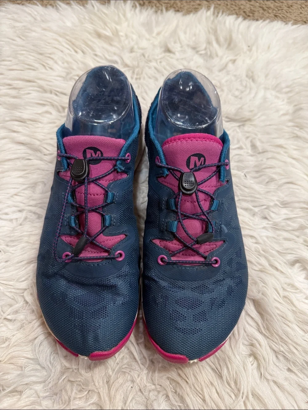 Merrell Select Grip Blue Wing Running Shoes Blue Pink Unifly Women 7.5- J69938